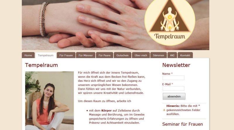 Tempelraum Eifel Yoni-Massage Johanna Holembowski