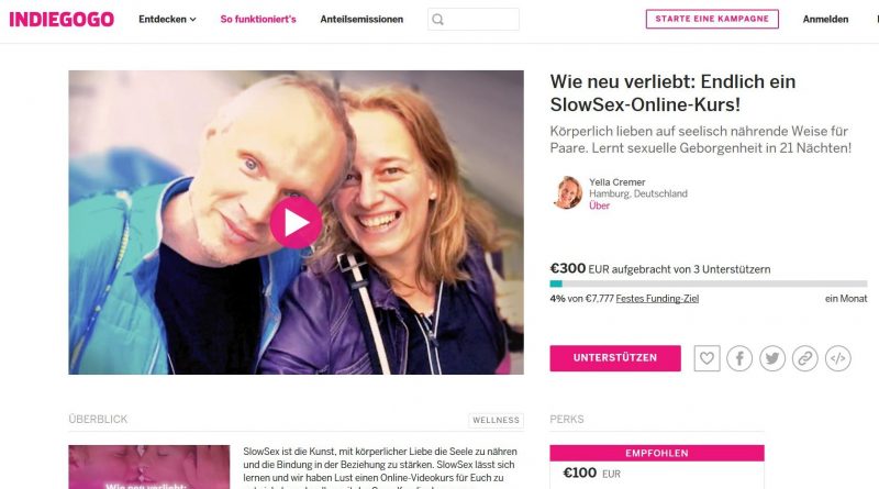 Screenshot Slowsex Onlinekurs Kampagne Yella Cremer