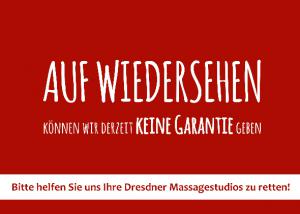 Rettungsaktion Sinnesart Dresden Massagestudios