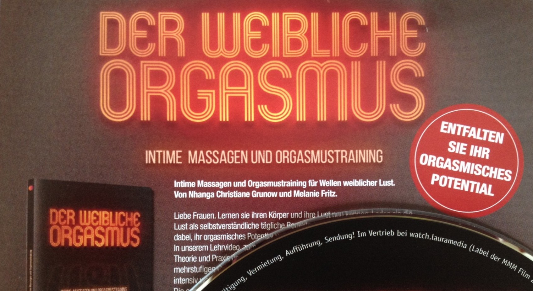 DVD zur Yoni-Massage - Der weibliche Orgasmus - intime Massagen - Nhanga Grunow