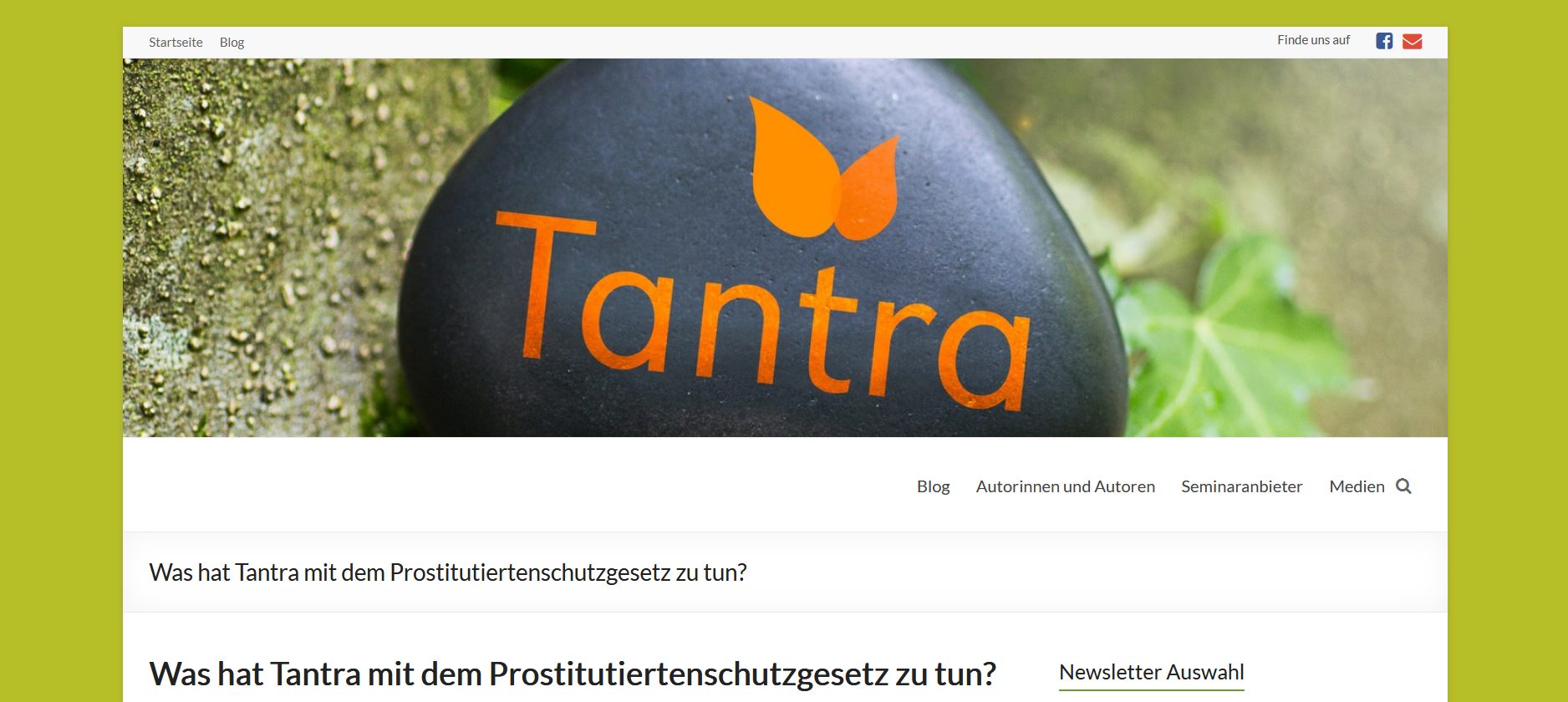 Screenshot Tantranetz Artikel Ralf Buchty