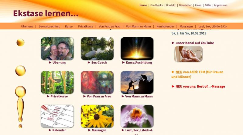 Screenshot Ekstase-Lernen SChweiz Kurse mit Aditi Hierling