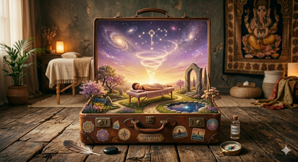 KI-Symbolbild zu "Reise zu mir selbst"