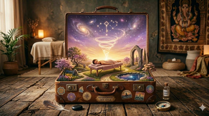 KI-Symbolbild zu "Reise zu mir selbst"
